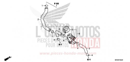 AIR INJECTION CONTROL VALVE CBR1000SAF de 2015